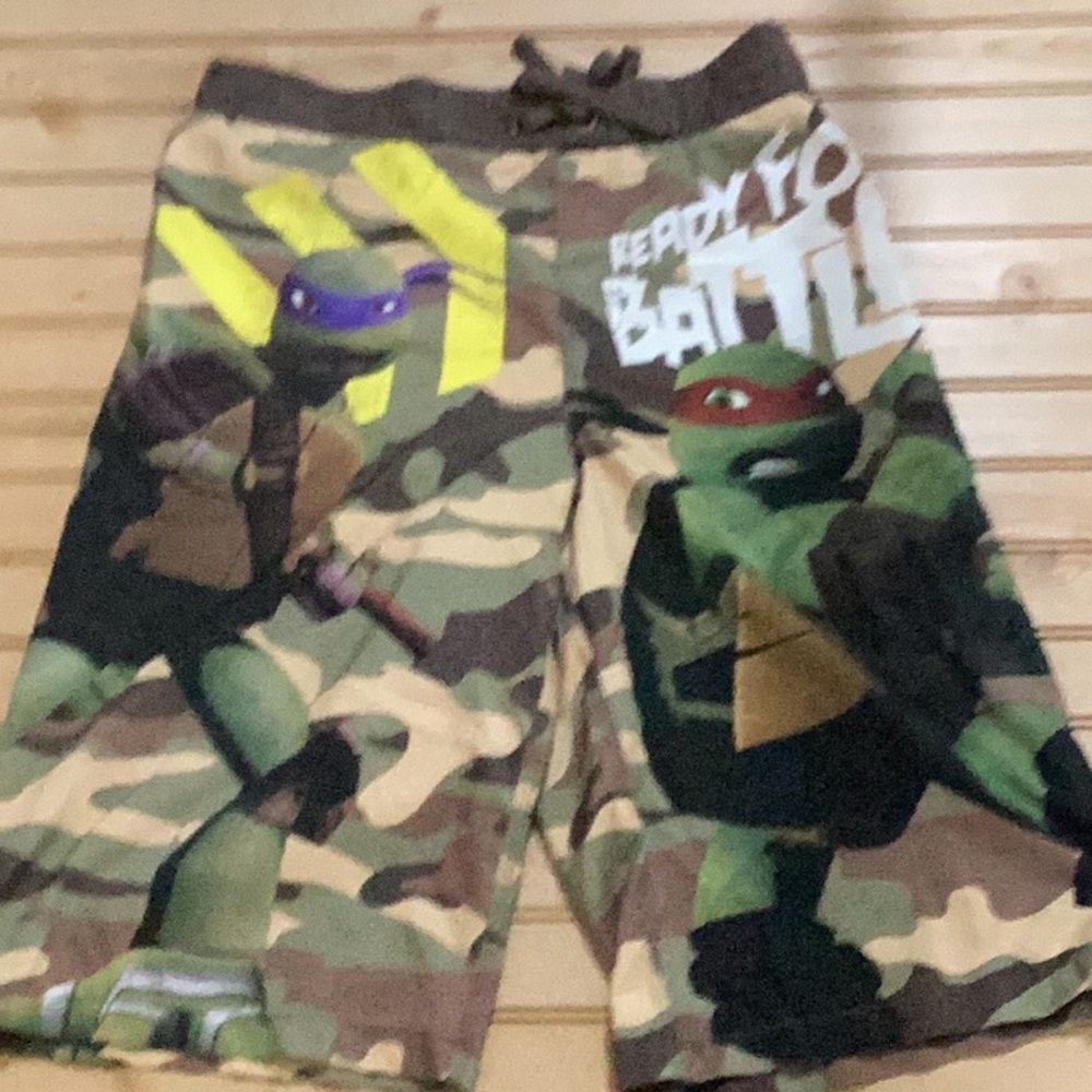 Teenage Mutant Ninja‎ Turtles Ready For Battle Camo Swim Trunks XL